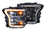 FORD RAPTOR (16-21): XB LED HEADLIGHTS LF502-A.2-ASM PAIR  AMBER