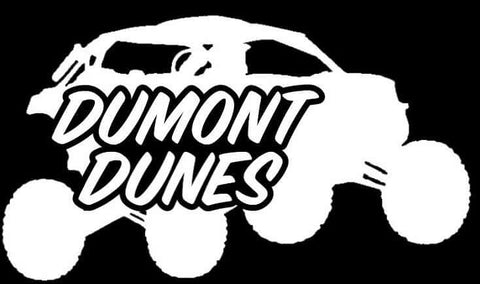 DUMONT SAND DUNES CAN AM X3 Vinyl Decal 5x7 Can-am x3 GLOSS