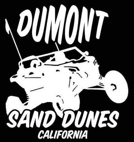 Dumont Sand Dunes Vinyl Decal 5x6 Can-am 