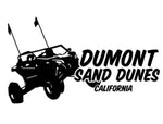 Dumont Sand Dunes california can-am x3 5 X 11 VINYL Decal Gloss UTV